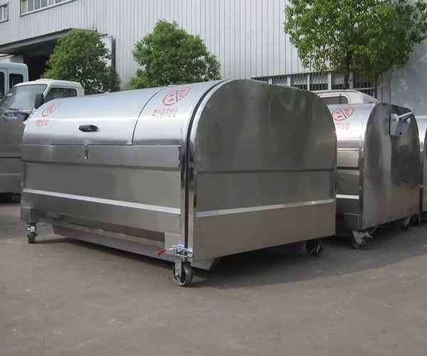 贵阳不锈钢垃圾收集箱勾臂垃圾箱厂家直销