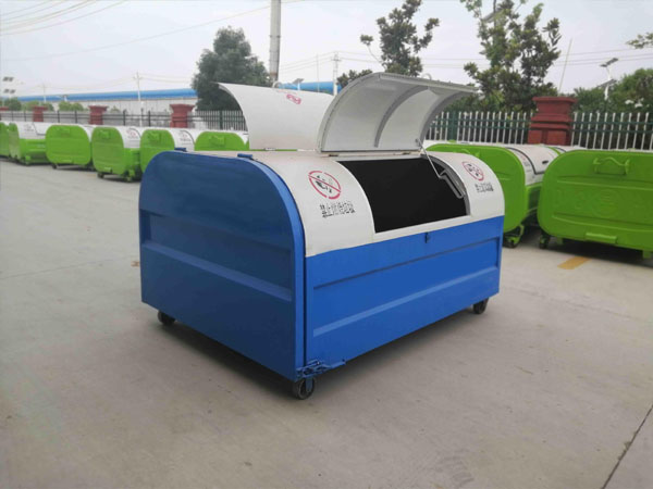 贵州环卫车勾臂垃圾箱,移动式垃圾箱规格参考